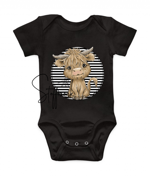 Patch / Aufnäher  - Streifen schwarz weiß - Zebra